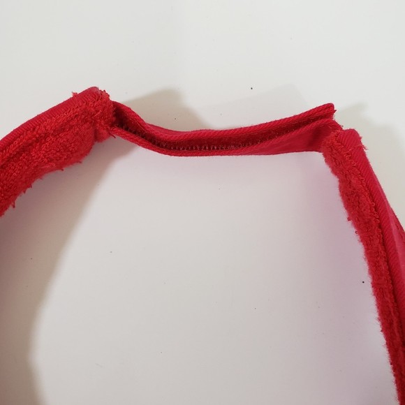 Red Visor, Great Condition, 100% Cotton - Picture 4 of 6